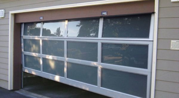 glass garage door installation