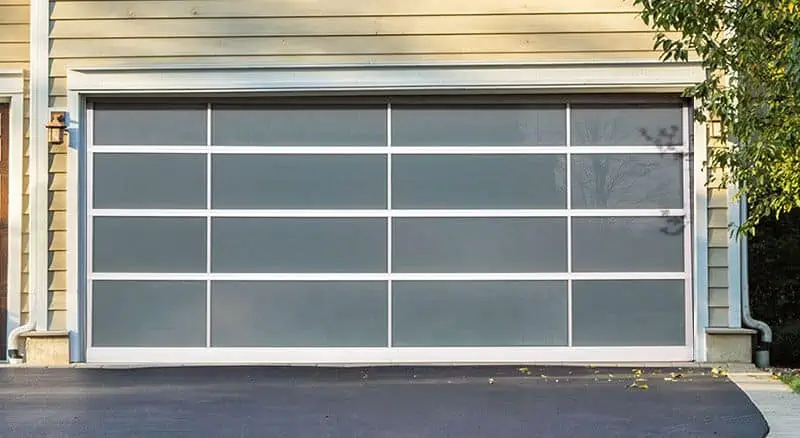 glass garage doors